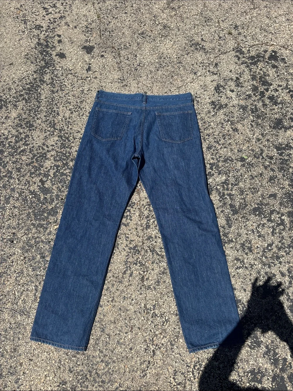 Vintage 90s J.Crew Mens 34x34 Medium Wash Denim Straight Leg Jeans